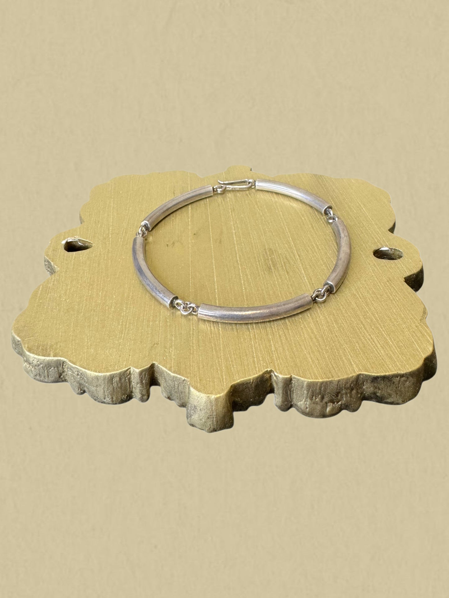 Feines Silberarmband - schlanken Segmenten