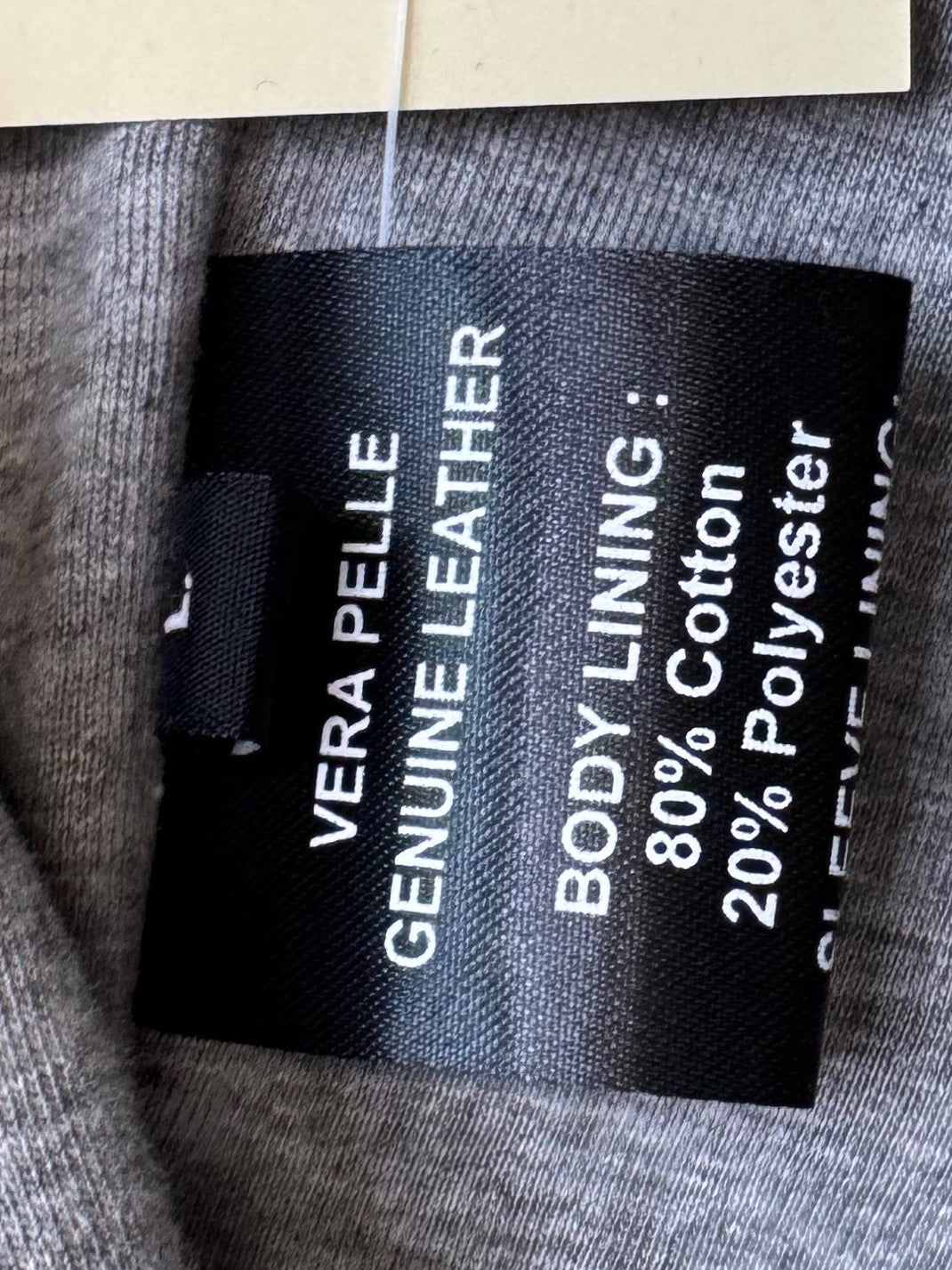 Echtleder Bikerjacke in Taupe Leonardo