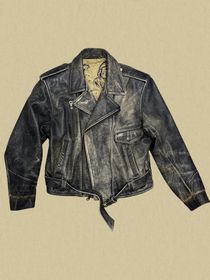 Vintage Lederjacke – echtes Unikat von Trapper