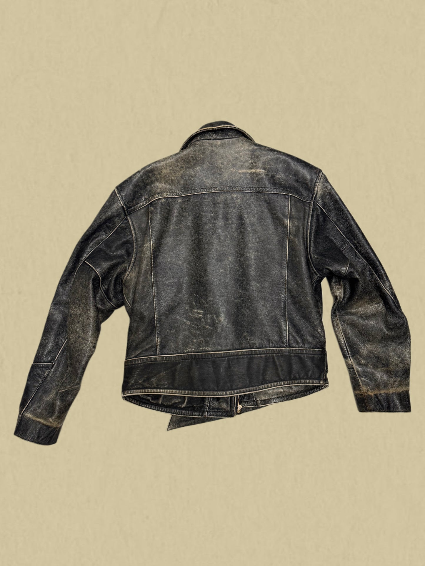 Vintage Lederjacke – echtes Unikat von Trapper