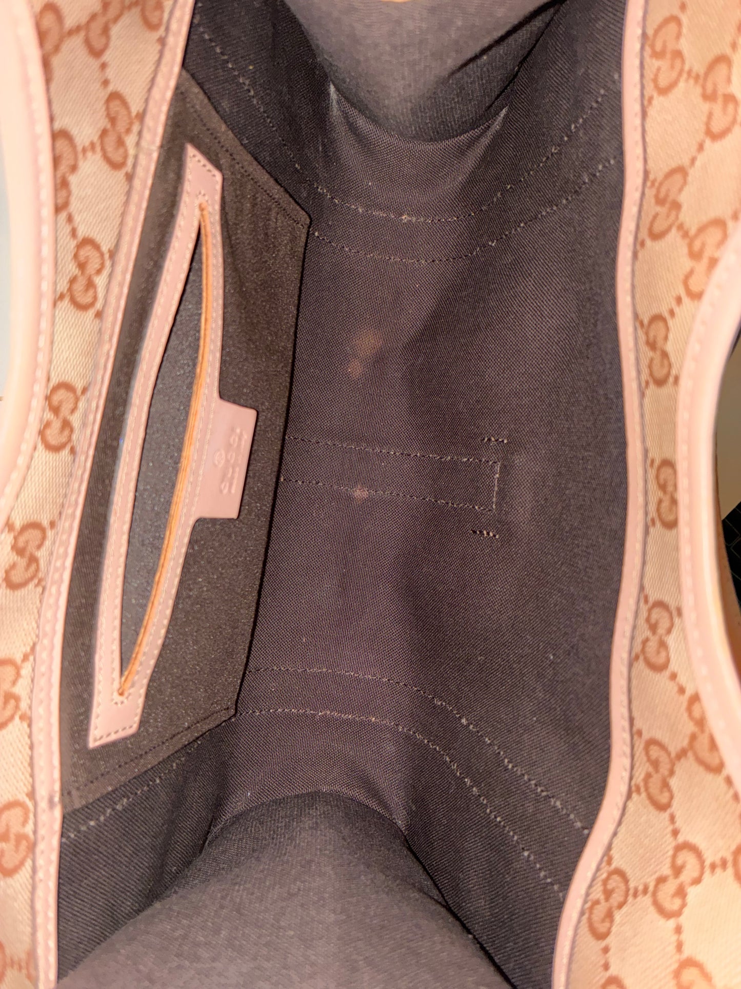 Gucci Jackie Hobo Bag – Rosé Monogram Canvas