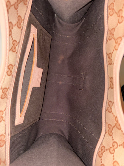 Gucci Jackie Hobo Bag – Rosé Monogram Canvas